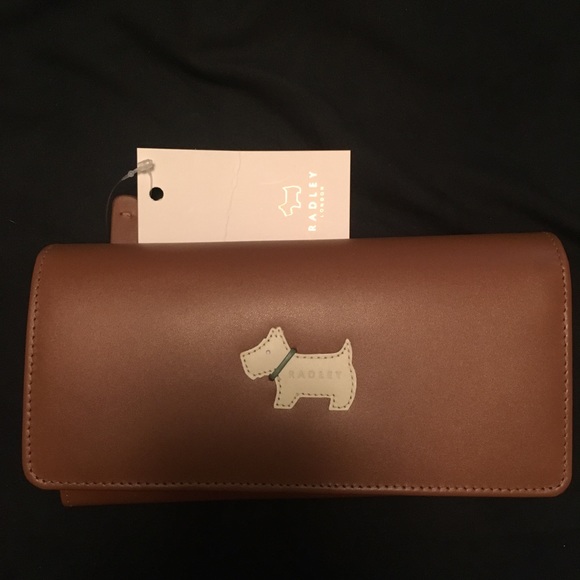 RADLEY LONDON Handbags - Radley London Chestnut Wallet White Scottie Dog